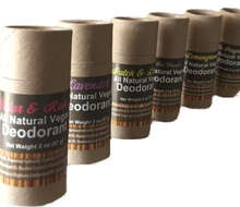 Load image into Gallery viewer, Natural Vegan Zero Waste Deodorant