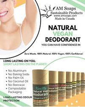 Load image into Gallery viewer, Natural Vegan Zero Waste Deodorant